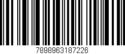 Código de barras (EAN, GTIN, SKU, ISBN): '7898963187226'