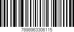 Código de barras (EAN, GTIN, SKU, ISBN): '7898963306115'