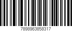 Código de barras (EAN, GTIN, SKU, ISBN): '7898963858317'