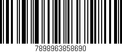 Código de barras (EAN, GTIN, SKU, ISBN): '7898963858690'