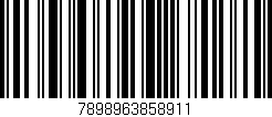 Código de barras (EAN, GTIN, SKU, ISBN): '7898963858911'