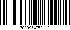 Código de barras (EAN, GTIN, SKU, ISBN): '7898964053117'
