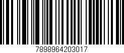 Código de barras (EAN, GTIN, SKU, ISBN): '7898964203017'