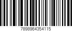 Código de barras (EAN, GTIN, SKU, ISBN): '7898964354115'