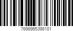 Código de barras (EAN, GTIN, SKU, ISBN): '7898965398101'