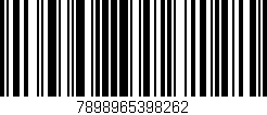 Código de barras (EAN, GTIN, SKU, ISBN): '7898965398262'
