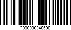 Código de barras (EAN, GTIN, SKU, ISBN): '7898990040600'