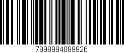 Código de barras (EAN, GTIN, SKU, ISBN): '7898994089926'