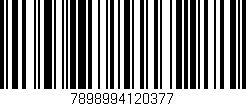 Código de barras (EAN, GTIN, SKU, ISBN): '7898994120377'