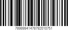 Código de barras (EAN, GTIN, SKU, ISBN): '78989941478792010751'