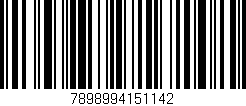 Código de barras (EAN, GTIN, SKU, ISBN): '7898994151142'