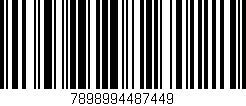 Código de barras (EAN, GTIN, SKU, ISBN): '7898994487449'
