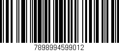 Código de barras (EAN, GTIN, SKU, ISBN): '7898994599012'