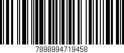 Código de barras (EAN, GTIN, SKU, ISBN): '7898994719458'
