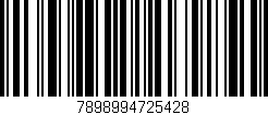 Código de barras (EAN, GTIN, SKU, ISBN): '7898994725428'