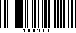 Código de barras (EAN, GTIN, SKU, ISBN): '7899001033932'
