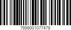 Código de barras (EAN, GTIN, SKU, ISBN): '7899001077479'