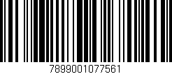 Código de barras (EAN, GTIN, SKU, ISBN): '7899001077561'