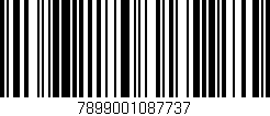 Código de barras (EAN, GTIN, SKU, ISBN): '7899001087737'