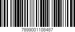 Código de barras (EAN, GTIN, SKU, ISBN): '7899001108487'