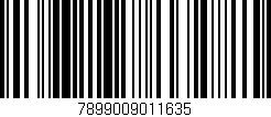 Código de barras (EAN, GTIN, SKU, ISBN): '7899009011635'