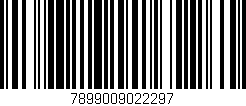 Código de barras (EAN, GTIN, SKU, ISBN): '7899009022297'