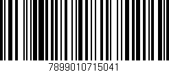Código de barras (EAN, GTIN, SKU, ISBN): '7899010715041'