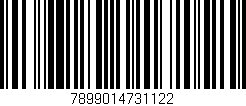 Código de barras (EAN, GTIN, SKU, ISBN): '7899014731122'
