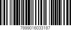 Código de barras (EAN, GTIN, SKU, ISBN): '7899016033187'