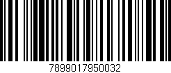 Código de barras (EAN, GTIN, SKU, ISBN): '7899017950032'