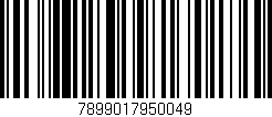 Código de barras (EAN, GTIN, SKU, ISBN): '7899017950049'