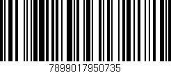 Código de barras (EAN, GTIN, SKU, ISBN): '7899017950735'