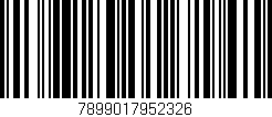 Código de barras (EAN, GTIN, SKU, ISBN): '7899017952326'