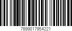 Código de barras (EAN, GTIN, SKU, ISBN): '7899017954221'