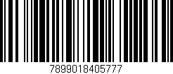 Código de barras (EAN, GTIN, SKU, ISBN): '7899018405777'