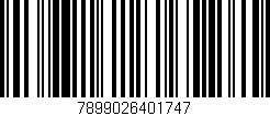 Código de barras (EAN, GTIN, SKU, ISBN): '7899026401747'