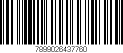 Código de barras (EAN, GTIN, SKU, ISBN): '7899026437760'
