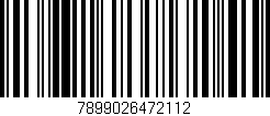 Código de barras (EAN, GTIN, SKU, ISBN): '7899026472112'