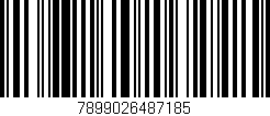 Código de barras (EAN, GTIN, SKU, ISBN): '7899026487185'