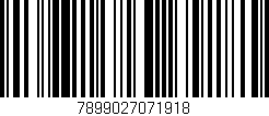 Código de barras (EAN, GTIN, SKU, ISBN): '7899027071918'