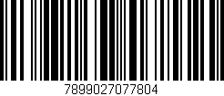 Código de barras (EAN, GTIN, SKU, ISBN): '7899027077804'