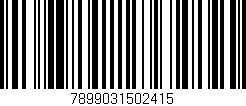 Código de barras (EAN, GTIN, SKU, ISBN): '7899031502415'