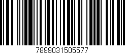 Código de barras (EAN, GTIN, SKU, ISBN): '7899031505577'
