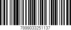 Código de barras (EAN, GTIN, SKU, ISBN): '7899033251137'