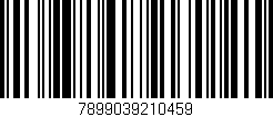 Código de barras (EAN, GTIN, SKU, ISBN): '7899039210459'