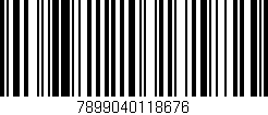 Código de barras (EAN, GTIN, SKU, ISBN): '7899040118676'