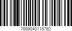 Código de barras (EAN, GTIN, SKU, ISBN): '7899040118782'