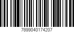 Código de barras (EAN, GTIN, SKU, ISBN): '7899040174207'