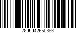 Código de barras (EAN, GTIN, SKU, ISBN): '7899042650686'
