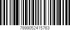 Código de barras (EAN, GTIN, SKU, ISBN): '7899052415763'